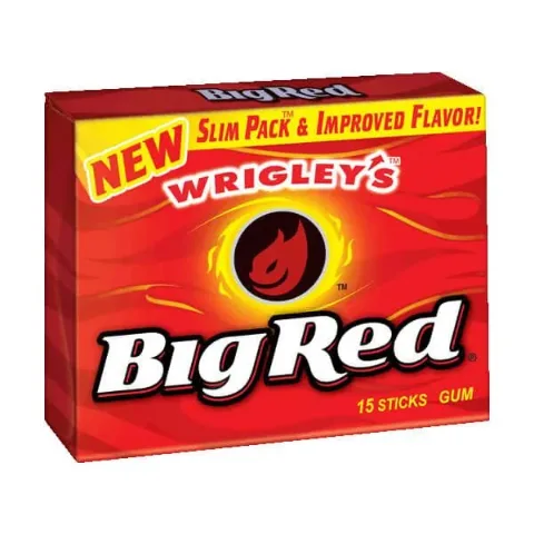 Wrigley's Big Red Slim Pack 15 Sticks 10-Pack