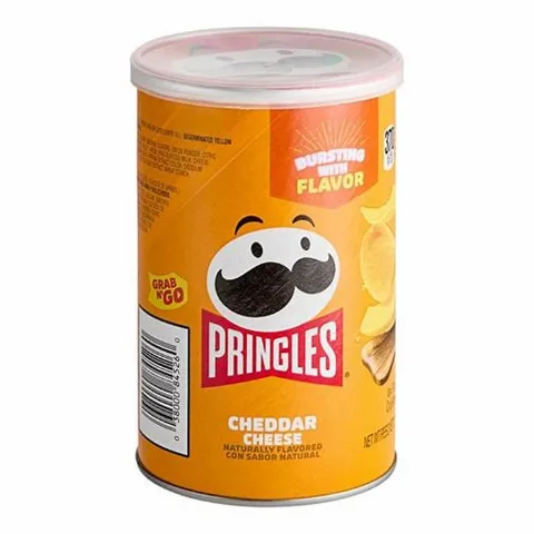 Pringles Cheddar Cheese 2.5 oz 12-Pack