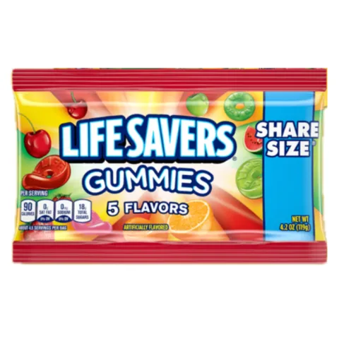 Life Savers Gummies 5 Flavors Share Size 4.2 oz 15-Count