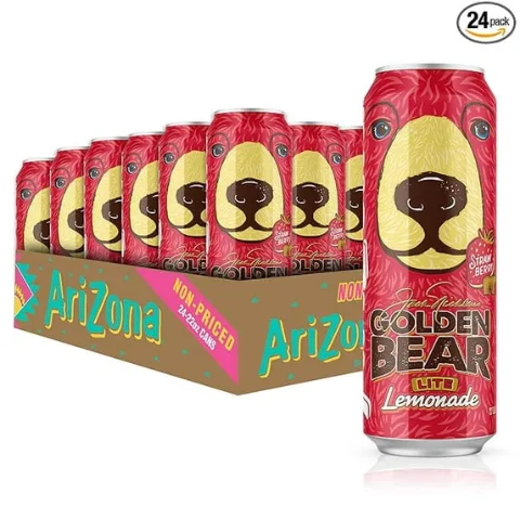 Arizona Golden Bear Strawberry 23.5 oz 24-Pack