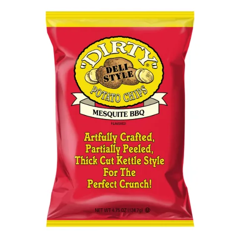 Dirty Potato Chips Bar-B-Que 2 oz 25-Count