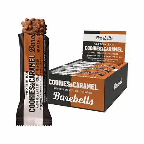 Barebells Protein Bar Cookies & Caramel 55 g 12-Pack