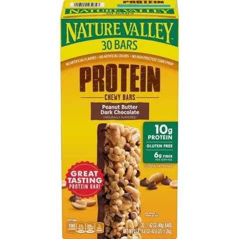Nature Valley Protein Peanut Butter Dark Chocolate Chewy Bar 1.42 oz 30-Pack