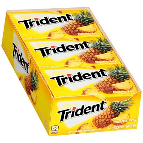 Trident Pineapple Twist 14 Sticks 12-Pack