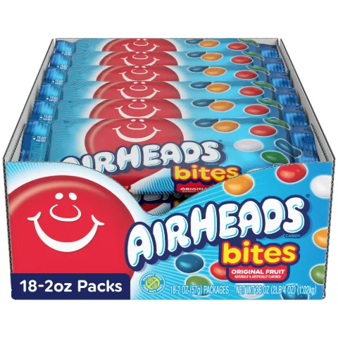 Airheads Bites Original Fruit 2 oz 18-Pack