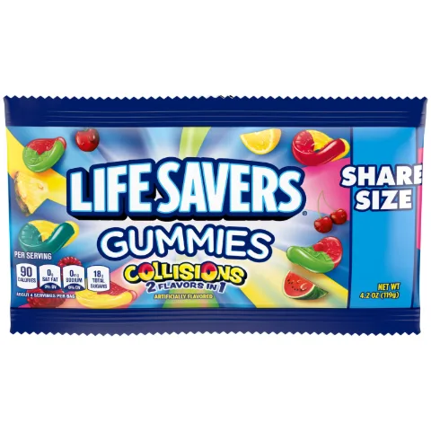 Life Savers Gummies Collisions Share Size 4.2 oz 15-Count
