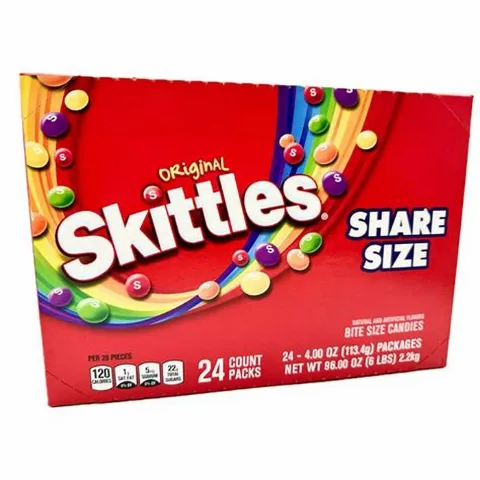 Skittles Original Share Size 4 oz 24-Count