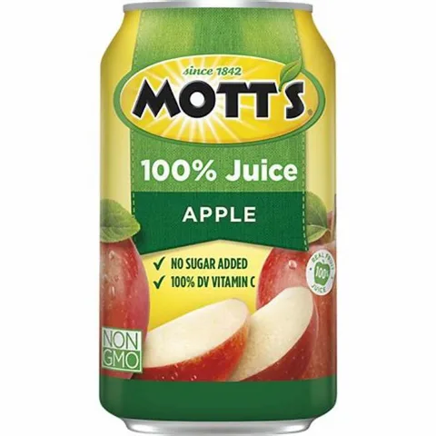 Mott's Apple Juice Can 12 oz 24-Pack