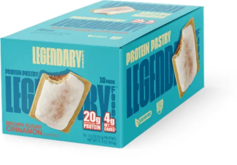 Legendary Protein Pastry Brown Sugar Cinnamon 2.2 oz 10-Pack