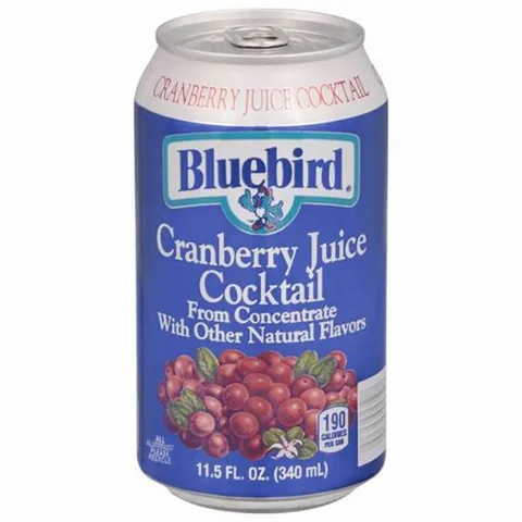 Blue Bird Cranberry Can 12 oz 24-Pack