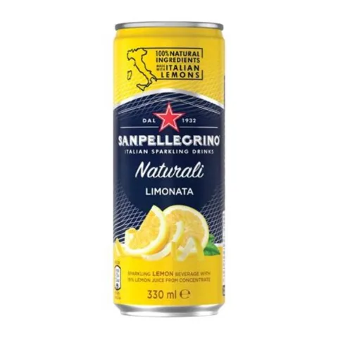 San Pellegrino Limonata Can 12 oz 24-Pack