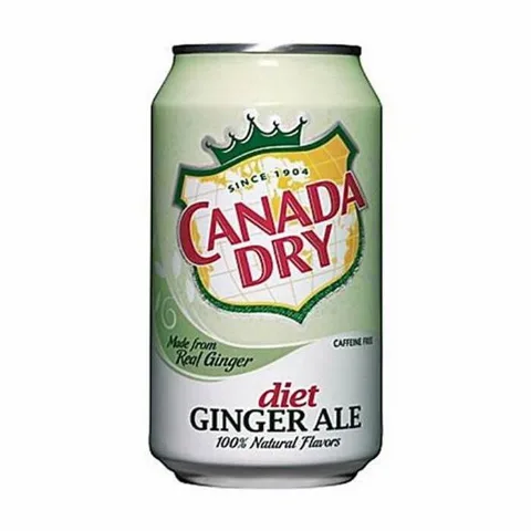 Canada Dry Diet Ginger Ale Can 12 oz 24-Pack