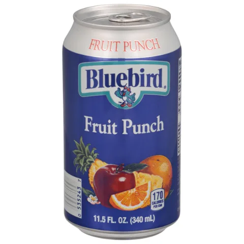 Blue Bird Fruit Punch Can 12 oz 24-Pack