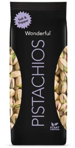 Wonderful Pistachios In-Shell Salt & Pepper 5 oz 3x8-Pack