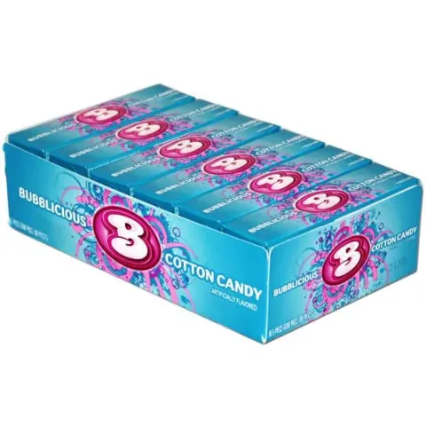 Bubblicious Cotton Candy 5 Pieces 18-Pack