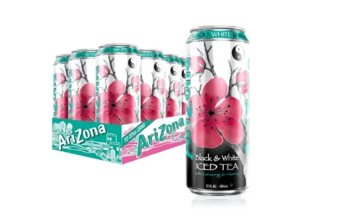 Arizona Black & White Tea 23.5 oz 24-Pack