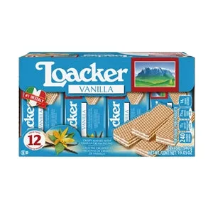 Loacker Wafer Vanilla 45 g 12-Pack