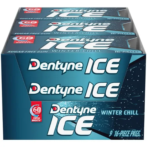 Dentyne Winter Chill 16 Pieces 9-Pack