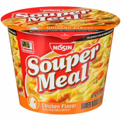 Nissin Souper Meal Chicken Flavor 4.3 oz 12-Pack