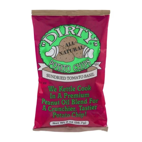 Dirty Potato Chips Sundried Tomato 2 oz 25-Count