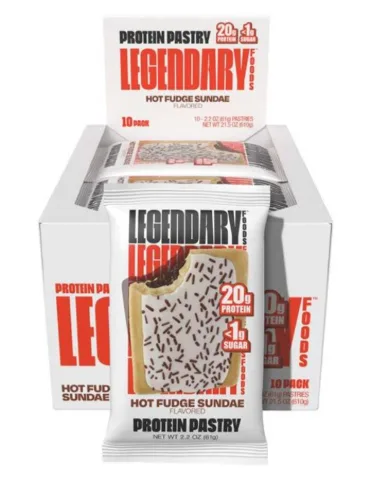 Legendary Protein Pastry Hot Fudge 2.2 oz 10-Pack