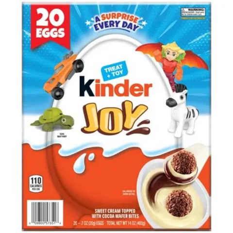 Kinder Joy Treat + Toy Eggs 0.7 oz 20-Pack