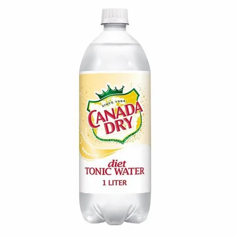 Canada Dry Diet Tonic Water with Lemon Twist 1 L 15-Pack