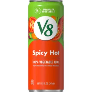 V8 Spicy Hot Vegetable Juice 12 oz 12-Pack