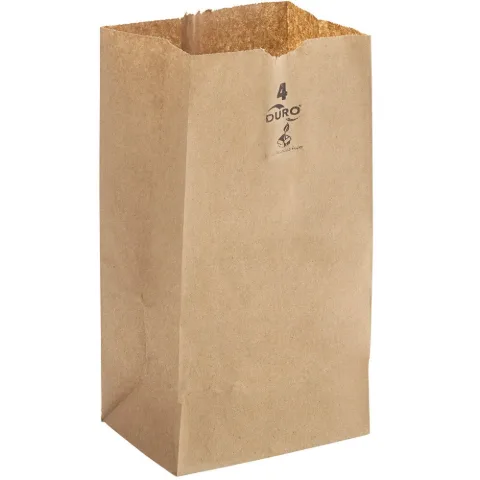 Brown Paper Bag #4 4 lb 500-Count