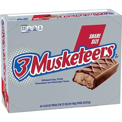 3 Musketeers King Size 24-Pack