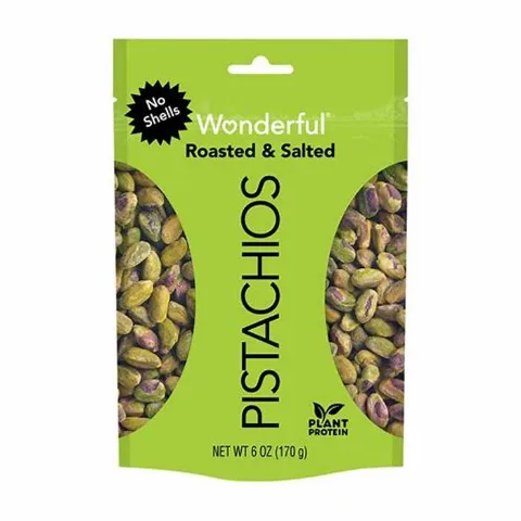 Wonderful Pistachios No Shells Roasted & Salted 6 oz 10-Count