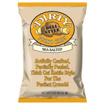 Dirty Potato Chips Lightly Salted 2 oz 25-Count