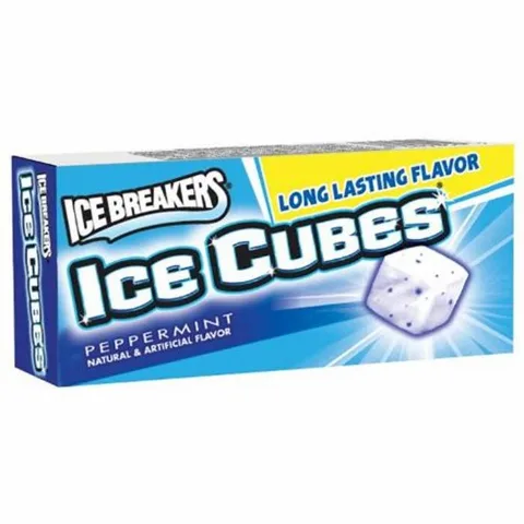 Ice Breakers Ice Cubes Peppermint 10 Pieces 8-Pack
