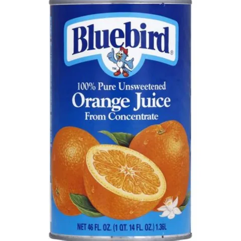Blue Bird Orange Big Can 46 oz 12-Pack