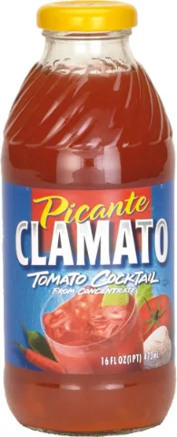 Clamato Juice Picante 16 oz 12-Pack