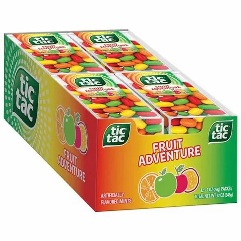 Tic Tac Fruit Adventure 1.7 oz 12-Pack