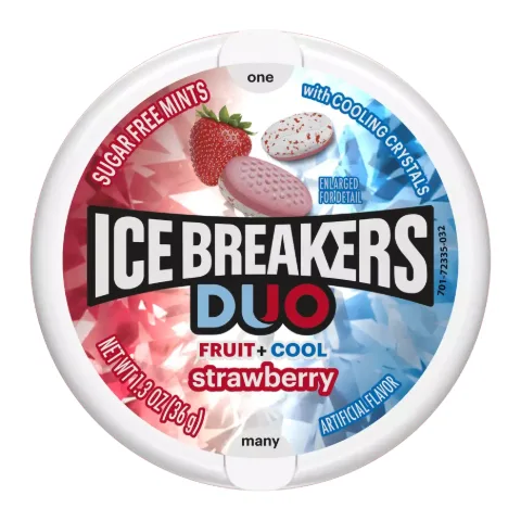 Ice Breakers Mints Duo Strawberry 1.5 oz 8-Pack
