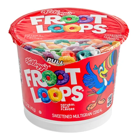 Kellogg's Froot Loops Cup 1.5 oz 6-Pack