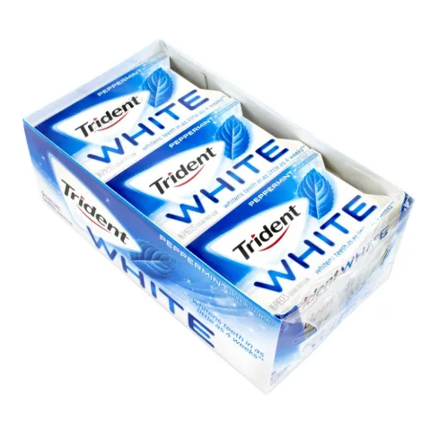 Trident White Peppermint 12 Pieces 12-Pack