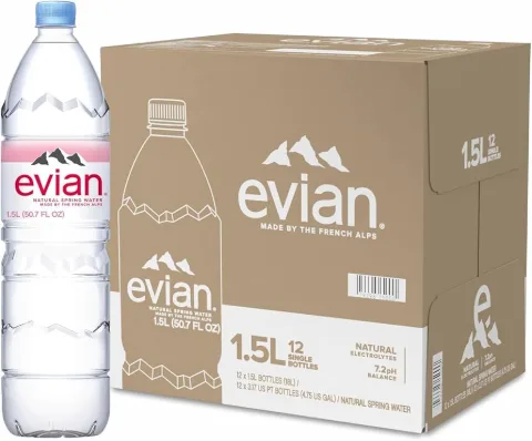 Evian Water 1.5 L 12-Pack