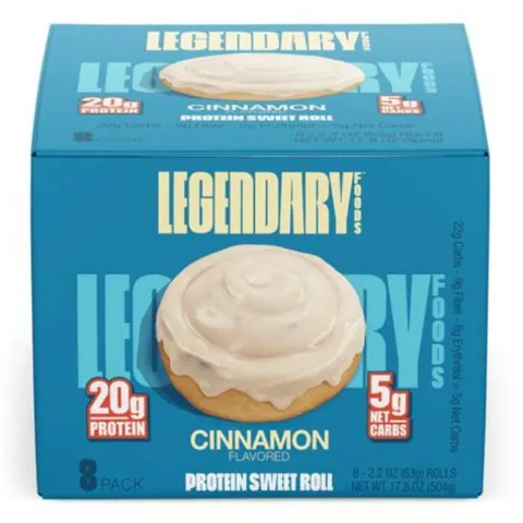 Legendary Protein Sweet Roll Cinnamon 2.2 oz 8-Pack