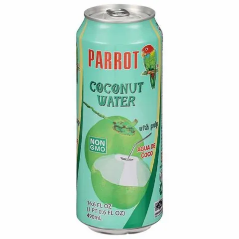 Parrot Coconut Water with Pulp 17.5 oz 24-Pack