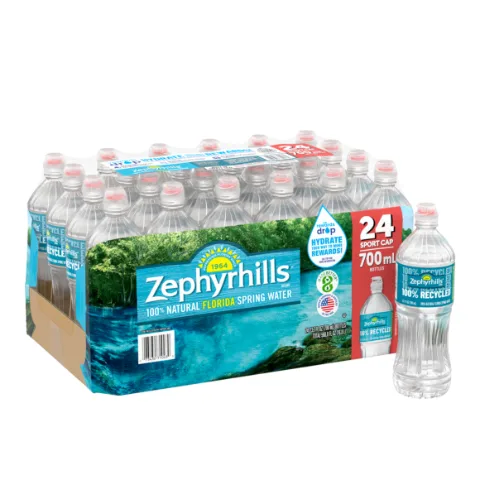 Zephyrhills Spring Water Sport Cap 24 oz 24-Pack
