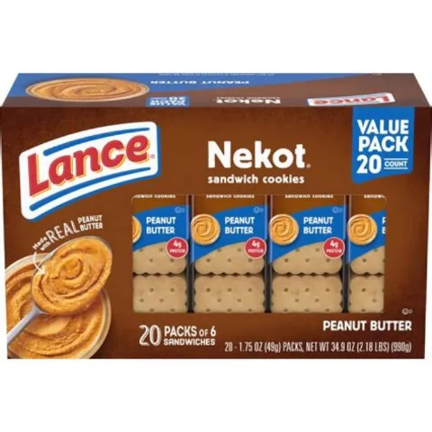 Lance Nekot Peanut Butter 1.7 oz 20-Pack