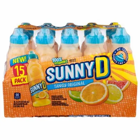 SunnyD Tangy Original Sport Cap 11.3 oz 15-Pack
