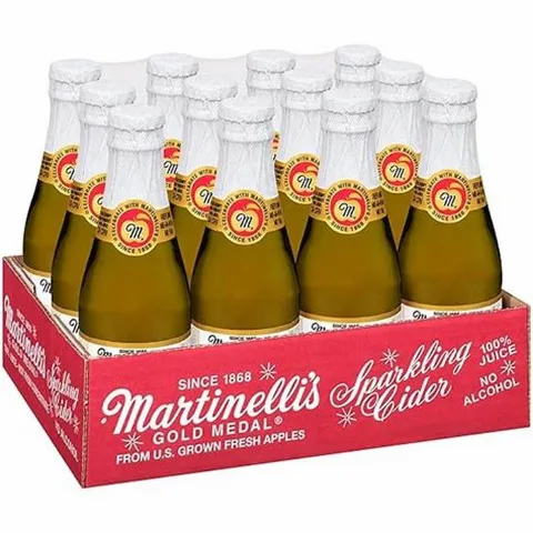 Martinelli's Sparkling Cider Glass 8.4 oz 12-Pack
