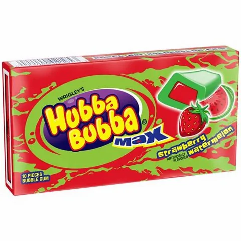 Hubba Bubba Strawberry Melon 5 Pieces 18-Pack