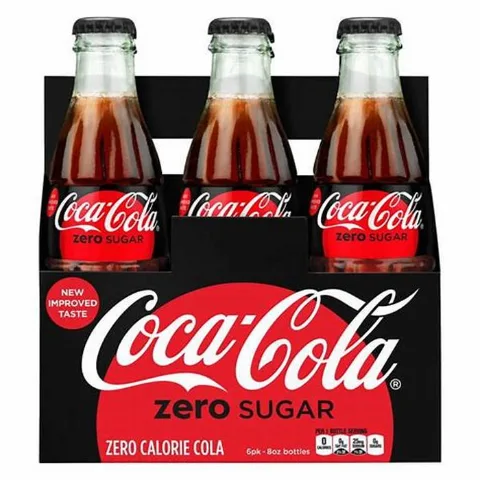 Coke Zero Glass 8 oz 24-Pack